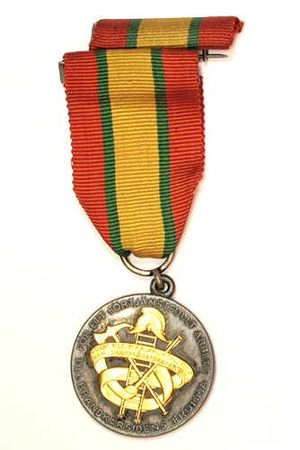 Медаль "Пожарная" (Металл - Финляндия, вторая половина ХIХ века) 3,3 см Сохранность очень хорошая инфо 9859k.
