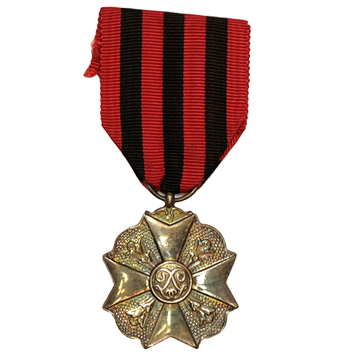 Медаль "За гражданские заслуги" II степени Металл Бельгия, первая половина ХХ века центре вензель Сохранность очень хорошая инфо 9886k.