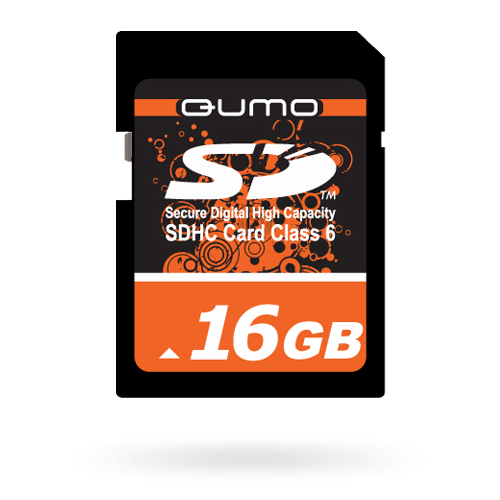 QUMO SDHC Card 16GB, Class 6 SDHC 16ГБ; QUMO Co Ltd инфо 10114k.