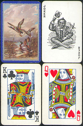 Игральные карты "Летящие гуси", 54 листа Goodall, Лондон, 30-е годы XX века см Сохранность хорошая Карты поигранные инфо 10125k.