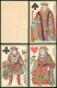 Игральные карты "Portrait Francais en Pied", 53 листа Факсимиле колоды Grimaud 20-х годов XIX века Франция, 1983 год придворных картах Сохранность очень хорошая инфо 10195k.