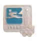Значок "Парусный спорт" Металл, эмаль СССР, 1980 год клеймо (птица сирин?), указана цена инфо 10598k.