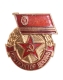 Значок "Инструктор ДОСААФ" Металл, эмаль СССР, вторая половина ХХ века поощрявших готовность к защите Отечества инфо 10694k.