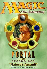 Magic: The Gathering Portal Second Age Nature`s Assault (preconstructed deck) Серия: Magic: The Gathering® инфо 881h.